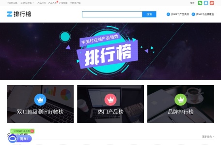 中关村IT产品榜