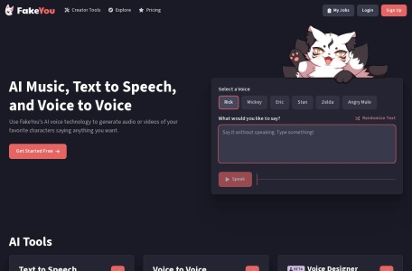 FakeYou Celebrity AI